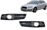 Grile laterale proiectoare Audi A3 8P1 Facelift 2008-2012, design S3/S-Line