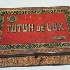 Cutie veche de colectie TUTUN de LUX - 200 grame - Lei 140 - Perioada Regala