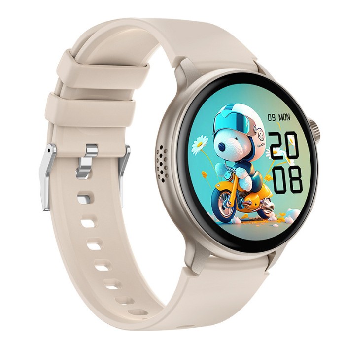 Ceas Smartwatch Inteligent si Bratara Fitness BIRAI&reg;, Android si IOS, AMOLED Full Touch 1.43 Inch, Slim, Apeluri, Microfon, Difuzor, Notificari/Sms/So