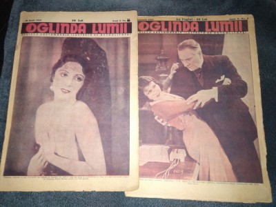 26 REVISTE OGLINDA LUMII ANII 20 30 1923 1925 1930 1932 ETC foto