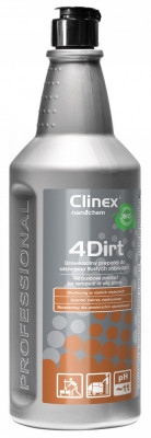 CLINEX 4 Dirt, 1 litru, detergent concentrat, universal, pentru degresare si curatare suprafete murdare foto
