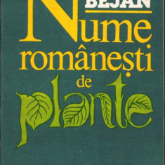 HST C4295N Nume românești de plante de Dumitru Bejan, 1991