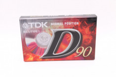 Caseta audio TDK D90 D-90EB - sigilata foto