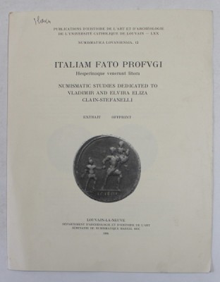 UNE ANCIENNE MEDAILLE FRANCO - ROUMAINE 1859 par OCTAVIAN ILIESCU , 1996 , EXTRAS DIN ITALIAM FATO PROFVGI foto