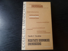 Meditatii economice eminesciene &amp;amp;#8211; Vasile C. Nechita foto