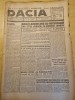 Ziar Dacia 22 Septembrie 1943 - Art. Reșița, Deva, Orăștie, Al Doilea Război Mondial - Stare Buna