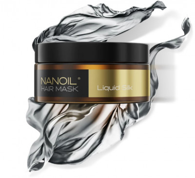 Masca de par de matase lichida Nanoil Liquid Silk Hair Mask 300ml - Strălucire foto