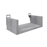 Cumpara ieftin Raft de perete cu spatiu de depozitare, Derva, Lemn, Diverse culori, 30x15x10 cm
