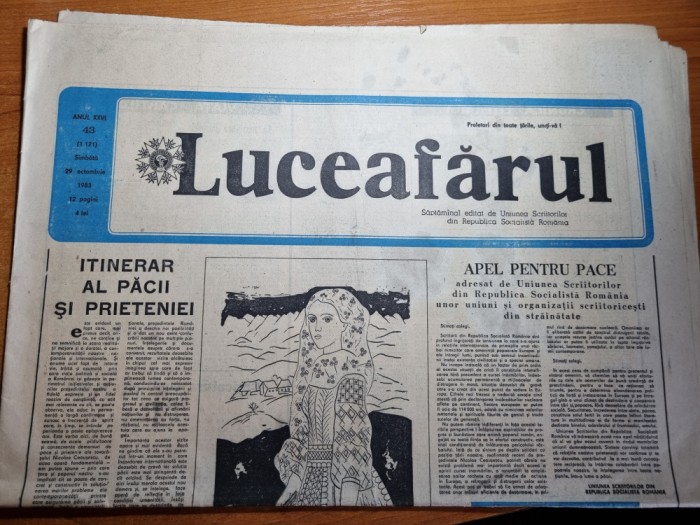 luceafarul 29 octombrie 1983