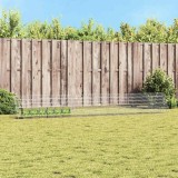 vidaXL Custodie pentru iepuri Argintiu 650 x 55 x 55 cm 42019226