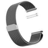 Cumpara ieftin Curea Milanese Loop, Slim Fit, compatibila Samsung Galaxy Watch3 40mm, telescoape Quick Release, Space Gray, Very Dream