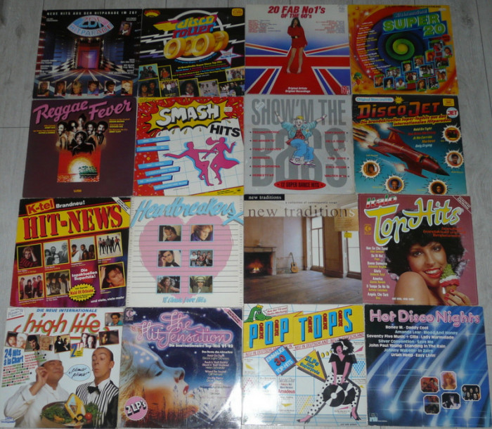 vinyl selectii Abba,Depeche Mode,Wham,Europe,Prince,Falco,A-ha,Rod Stewart,INXS