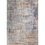 Covor Premium Model DYWAN RUSTIC BEIGE, Gri, Bej, Maro, Marime 160 x 230 cm, Tesatura Plata, Poliester, Bumbac, Antiderapant, Antialergic, Living, Dor