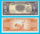 Filipine (p#137) 20 Pesos 1949 aUNC &#039;Seria englezească&#039; serie: EE620734