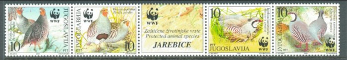 IUGOSLAVIA 2000 WWF FAUNA PROTEJATA PASARI POTARNICHE