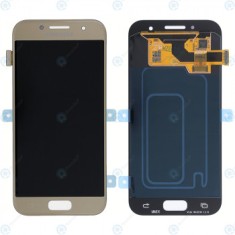 Samsung Galaxy A3 2017 (SM-A320F) Modul de afișare LCD + Digitizer auriu GH97-19753B GH97-19732B