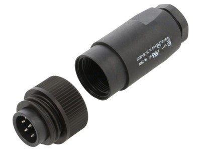Conector circular 7 pini IP67 tată foto