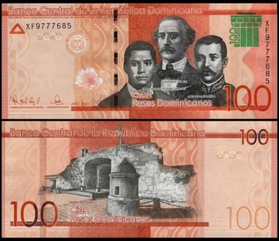 Republica Dominicana 2021 - 100 pesos UNC foto