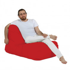 Fotoliu puf, Bean Bag, Ferndale Trendy, 105 x 75 cm, poliester impermeabil, rosu