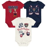 Florida Panthers body de copii Littlest Player 3Pk Creeper Se - 3 - 6 měs&iacute;ců