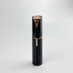Mini indepartator de par facial pentru femei, trimmer pentru sprancene - negru foto