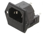Conector alimentare AC tată 10A 250V