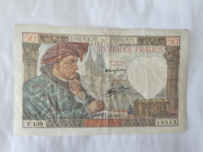 Franta 50 Francs 1941