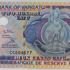 Bancnotă 200 vatu 2006 Vanuatu UNC