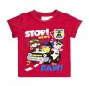 Tricou baietei - Stop! (Marime Disponibila: 6-9 luni (Marimea 19 incaltaminte)), Superbaby