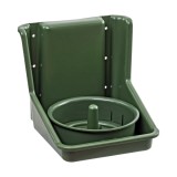 Suport pentru sare, cu inserție rotundă, verde &icirc;nchis