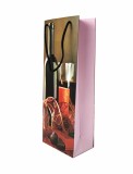 SET 10 pungi de Cadou pentru sticla cu model cu lumanari si ciocolata