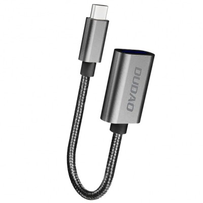 Adaptor OTG USB-C - USB-A Dudao L15T, Negru foto