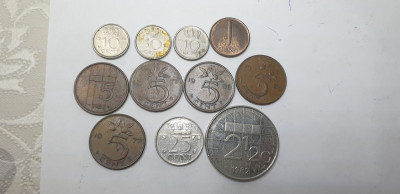 Monede Olanda 11 buc foto