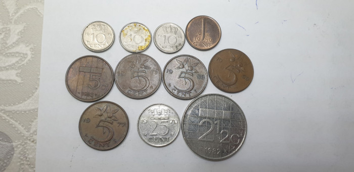 Monede Olanda 11 buc
