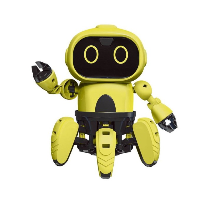 Robotel cu Sunet, miscare si lumini, 12x12x16 cm, ATU-086533