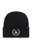 47brand șapcă din amestec de l&acirc;nă Mlb Los Angeles Dodgers culoarea negru,