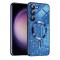 Husa premium Samsung Galaxy S23 Techsuit Luxury Glitter MagSafe, albastru