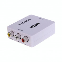 Convertor activ - HDMI la semnal AV/CVBS foto