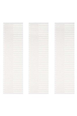 Set 3 organizatoare reglabile pentru sertare, albe, 50 x 16 cm foto