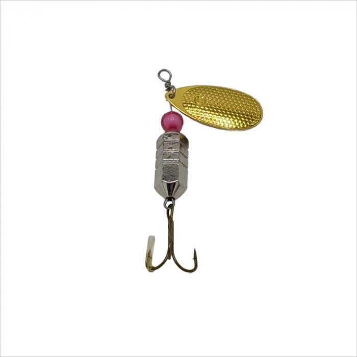 Lingurita rotativa pescuit, Regal Fish, model 8050, 16 grame, culoare argintiu