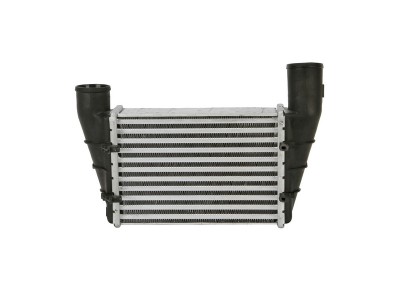 Intercooler Audi A4 (B5), 11.1994-09.2000, motor 1.8 T, benzina, 1.9 TDI, diesel, aluminiu brazat/plastic, 240x175x62 mm, alezaj senzor 18mm; cu fisa foto