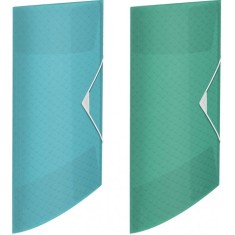 Mapa cu elastic Colour Breeze, PP, A4, 150 de coli Esselte
