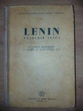 Vladimir Ilici- Lenin O scurta expunere a vietii si activitatii lui