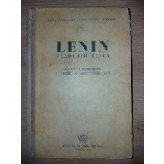 Vladimir Ilici- Lenin O scurta expunere a vietii si activitatii lui
