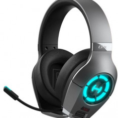 Casti Gaming Edifier GX-GR, Iluminare RGB, Microfon pe casca, detasabil, mic noise cancelling (Gri)