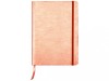 Caiet A5 Clairefontaine Cuirise, coperta piele moale, 144 pagini, hartie velina 90g, liniatura dictando, 14.8 x 21 cm