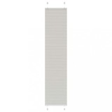 vidaXL Jaluză plisată gri deschis 45x200 cm Lățime țesătură 44,4 cm