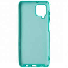 Husa silicon TPU Luxury turcoaz mat pentru Samsung Galaxy A12 foto