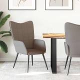 vidaXL Scaun de relaxare, gri taupe, material textil 327950