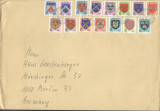 Jersey 1981 Large cover, Coat of arms, 2 sets K.311